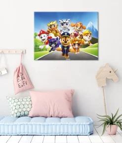 Bönninghoff Leinwandbild »Wandbild CAT PACK PAW PATROL 46x61 cm – Leinwandbild Keilrahmen Deko« Hunde | Katzen | Paw Patrol | Serien | Tiere 1 Stk. tlg. auf Keilrahmen gespannt