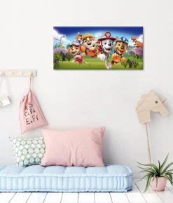 Bönninghoff Leinwandbild »Wandbild PAW PATROL – RESCUE 33x70 cm – Leinwandbild Keilrahmen Deko« Dinosaurier | Hunde | Hundebilder | Paw Patrol | Serien | Serienstars 1 Stk. tlg. auf Keilrahmen gespannt