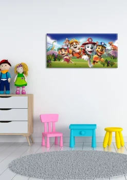 Bönninghoff Leinwandbild »Wandbild PAW PATROL – RESCUE 33x70 cm – Leinwandbild Keilrahmen Deko« Dinosaurier | Hunde | Hundebilder | Paw Patrol | Serien | Serienstars 1 Stk. tlg. auf Keilrahmen gespannt