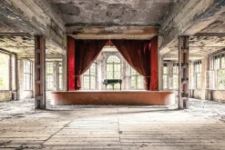 Bönninghoff Leinwandbild »Wandbild LOST PLACE KLAVIER 60x90 cm – Leinwandbild Keilrahmen Deko« Fenster & Türen | Gebäude | Innenarchitektur 1 Stk. tlg. auf Keilrahmen gespannt