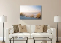 Bönninghoff Leinwandbild »Wandbild DÜNEN, STRAND UND MEER 78x118 cm – Leinwandbild Keilrahmen« Düne | Strand 1 Stk. tlg. auf Keilrahmen gespannt