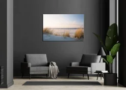 Bönninghoff Leinwandbild »Wandbild DÜNEN, STRAND UND MEER 78x118 cm – Leinwandbild Keilrahmen« Düne | Strand 1 Stk. tlg. auf Keilrahmen gespannt