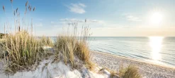 Bönninghoff Leinwandbild »Wandbild STRAND XXL 90x200 cm – Leinwandbild Keilrahmen Deko modern« Düne | Strand 1 Stk. tlg. auf Keilrahmen gespannt