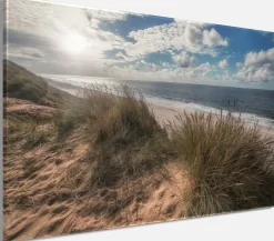 Bönninghoff Leinwandbild »Wandbild STRAND SYLT 78x118 cm – Leinwandbild Keilrahmen Deko modern« Strand 1 Stk. tlg. auf Keilrahmen gespannt