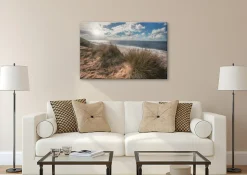 Bönninghoff Leinwandbild »Wandbild STRAND SYLT 78x118 cm – Leinwandbild Keilrahmen Deko modern« Strand 1 Stk. tlg. auf Keilrahmen gespannt