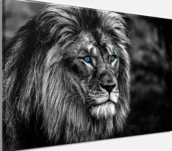 Bönninghoff Leinwandbild »Wandbild LÖWE 60x90 cm – Leinwandbild Keilrahmen Deko modern« Löwe 1 Stk. tlg. auf Keilrahmen gespannt