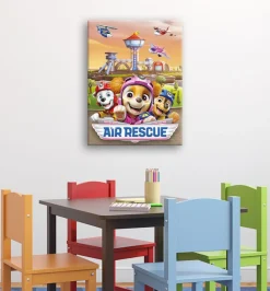 Bönninghoff Leinwandbild »Wandbild AIR RESCUE PAW PATROL 46x61 cm – Leinwandbild Keilrahmen Deko« Hunde | Paw Patrol 1 Stk. tlg. auf Keilrahmen gespannt