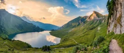 Bönninghoff Leinwandbild »Wandbild BERGSEE XXL 60x140 cm – Leinwandbild Keilrahmen Deko modern« Berge | Landschaft | Natur | See | Seebilder 1 Stk. tlg. auf Keilrahmen gespannt