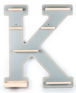 Boarti Wandregal »Holz Regal Buchstabe K für Toniebox Tonies Figuren« 1 Stk. tlg.
