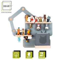 Boarti Wandregal »Holz Regal Bagger Kinder Toniebox Tonies Figuren« 1 Stk. tlg.