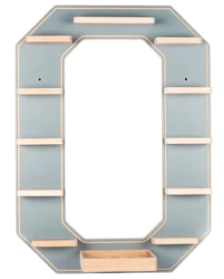 Boarti Wandregal »Holz Regal Buchstabe O für Toniebox Tonies Figuren« 1 Stk. tlg.