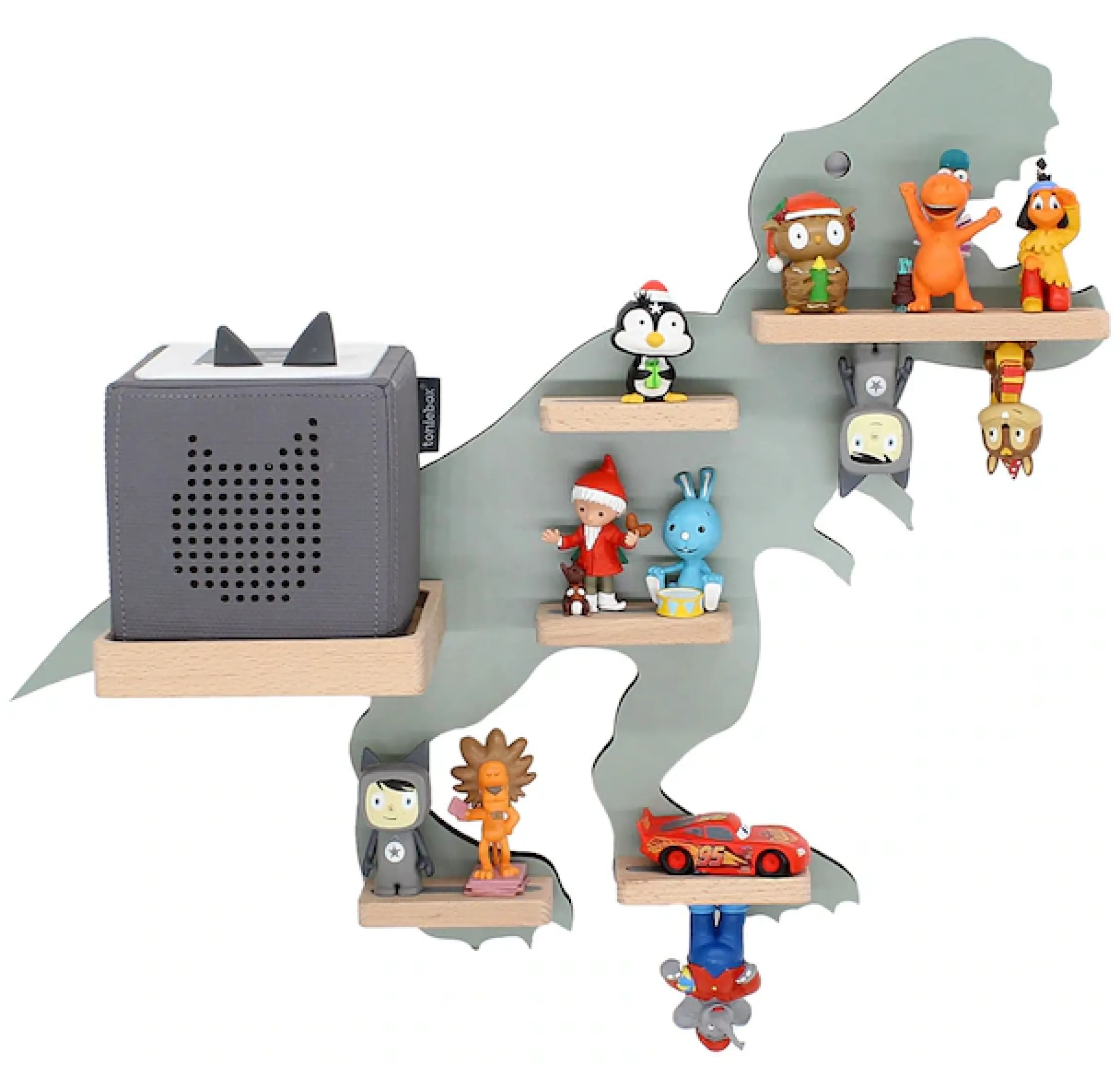 Boarti Wandregal »Regal Dinosaurier Kinder Toniebox Tonies Figuren« 1 Stk. tlg.