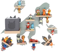 Boarti Wandregal »Regal Dinosaurier Kinder Toniebox Tonies Figuren« 5 Stk. tlg.