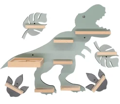 Boarti Wandregal »Regal Dinosaurier Kinder Toniebox Tonies Figuren« 5 Stk. tlg.