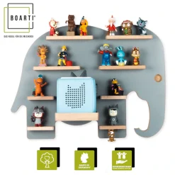 Boarti Wandregal »Regal Elefant Kinder Toniebox Tonies Figuren« 1 Stk. tlg.
