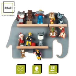 Boarti Wandregal »Regal Elefant Kinder Toniebox Tonies Figuren« 1 Stk. tlg.