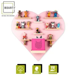 Boarti Wandregal »Regal Holz Herz Kinder Toniebox Tonies Figuren« 1 Stk. tlg.