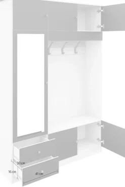 borchardt Möbel Garderobenschrank »Kompakta« Höhe 202 cm