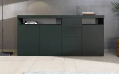 borchardt Möbel Highboard »Kapstadt, Breite 200cm, Kommode mit Drucköffner« Türen, Schubladen, offene Fächer, viel Stauraum, praktisch, modern