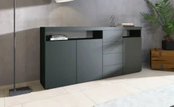 borchardt Möbel Highboard »Kapstadt, Breite 200cm, Kommode mit Drucköffner« Türen, Schubladen, offene Fächer, viel Stauraum, praktisch, modern