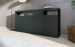 borchardt Möbel Highboard »Kapstadt, Breite 200cm, Kommode mit Drucköffner« Türen, Schubladen, offene Fächer, viel Stauraum, praktisch, modern
