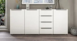 borchardt Möbel Highboard »Tom« Sideboard mit Metallgriffen, 3Türen und 4 Schubkästen, Breite 200 cm