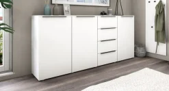 borchardt Möbel Highboard »Tom« Sideboard mit Metallgriffen, 3Türen und 4 Schubkästen, Breite 200 cm