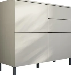 borchardt Möbel Kommode »Haama, Sideboard mit Metallfüßen, Push-to-open-Technik, Breite 93 cm« Push-To-Open, verstellbare Einlegeböden, viel Stauraum, Breite 93cm