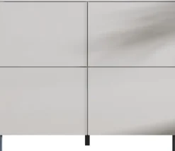 borchardt Möbel Kommode »Haama, Sideboard mit Metallfüßen, Push-to-open-Technik, Breite 93 cm« Kommode, 4 Türen, 2 verstellbare Böden, Breite 93 cm