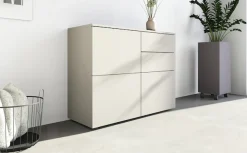 borchardt Möbel Kommode »Rova, Sideboard Breite 93 cm« Push-To-Open, verstellbare Einlegeböden, viel Stauraum, Breite 93cm