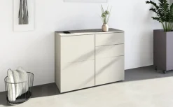 borchardt Möbel Kommode »Rova, Sideboard Breite 93 cm« Push-To-Open, verstellbare Einlegeböden, viel Stauraum, Breite 93cm