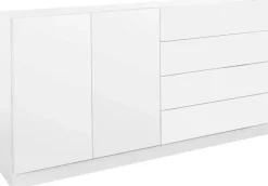 borchardt Möbel Kommode »Vaasa, Breite 152cm, Höhe 79cm, grifflos« Sideboard Breite 152 cm, Höhe 79 cm, mit Push-to-open-Funktion
