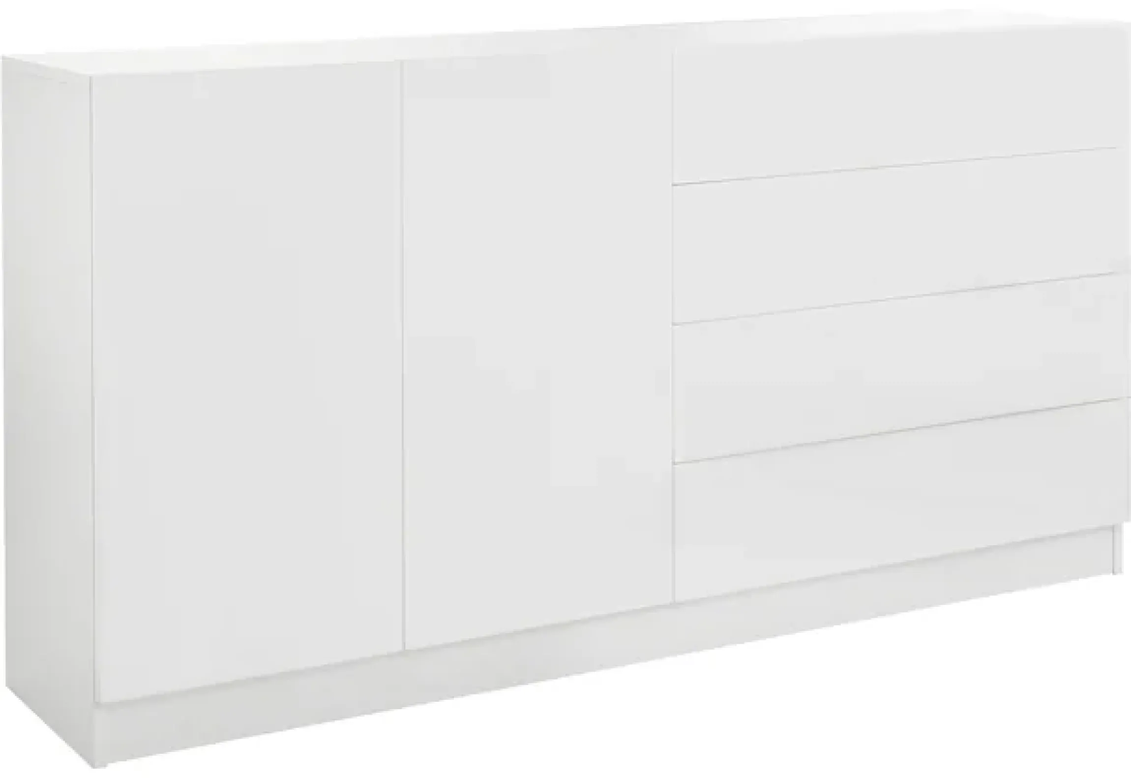 borchardt Möbel Kommode »Vaasa, Breite 152cm, Höhe 79cm, grifflos« Sideboard Breite 152 cm, Höhe 79 cm, mit Push-to-open-Funktion