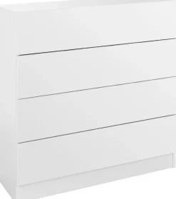 borchardt Möbel Kommode »Vaasa, Breite 76cm, Höhe 79cm, grifflos« Sideboard Breite 76 cm, Höhe 79 cm, mit Push-to-open-Funktion