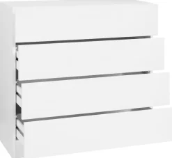 borchardt Möbel Kommode »Vaasa, Breite 76cm, Höhe 79cm, grifflos« Sideboard Breite 76 cm, Höhe 79 cm, mit Push-to-open-Funktion