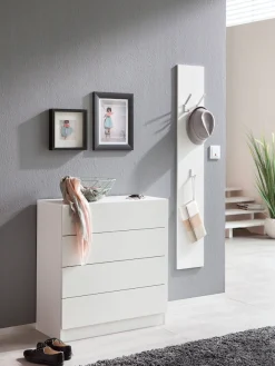 borchardt Möbel Kommode »Vaasa, Breite 76cm, Höhe 79cm, grifflos« Sideboard Breite 76 cm, Höhe 79 cm, mit Push-to-open-Funktion
