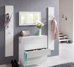 borchardt Möbel Kommode »Vaasa, Breite 76cm, Höhe 79cm, grifflos« Sideboard Breite 76 cm, Höhe 79 cm, mit Push-to-open-Funktion