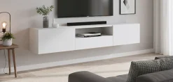 borchardt Möbel Lowboard »Sophia« Breite 200 cm mit 2 Klappen und 1 Schubkasten, stehend und hängend