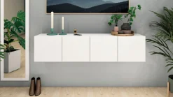borchardt Möbel Lowboard »Vaasa, Konsole, Hängeschrank mit 4 Türen« Breite 152 cm, nur hängend