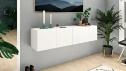 borchardt Möbel Lowboard »Vaasa, Konsole, Hängeschrank mit 4 Türen« Breite 152 cm, nur hängend