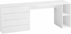 borchardt Möbel Schreibtisch »Vaasa« Breite 196 cm, Push to Open-Funktion