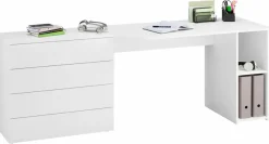 borchardt Möbel Schreibtisch »Vaasa« Breite 196 cm, Push to Open-Funktion