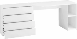 borchardt Möbel Schreibtisch »Vaasa« Breite 196 cm, Push to Open-Funktion