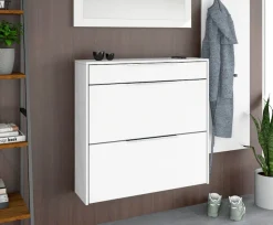 borchardt Möbel Schuhschrank »Oliva« Breite 89 cm, hängend, mit 2 Doppeltrommeln und 1 Schubkasten