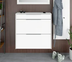 borchardt Möbel Schuhschrank »Oliva« Breite 89 cm, hängend, mit 2 Doppeltrommeln und 1 Schubkasten
