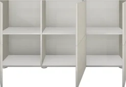 borchardt Möbel Sideboard »Rova, Kommode Breite 139 cm« Praktische Push-to-open-Funktion, 6 Türen und 3 verstellbare Böden