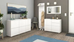 borchardt Möbel Sideboard »Rova, Kommode Breite 139 cm« Praktische Push-to-open-Funktion, 6 Türen und 3 verstellbare Böden