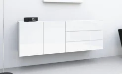 borchardt Möbel Sideboard »Sophia, Hängeschrank mit 2 Türen, 3 Schubkästen, Breite 152 cm« Breite 152 cm, zur Wandmontage