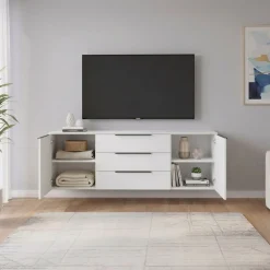 borchardt Möbel Sideboard »Tom, Kommode Breite 166cm, hängend oder stehend mit Metallgriffen« 2 Türen 3 Schubkästen, verstellbare Einlegeböden