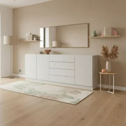 borchardt Möbel Sideboard »Vaasa, Kommode mit 3 Türen und 4 Schubkästen auf Kugelführungen« Sideboard Breite 190 cm, Höhe 79 cm, mit Push-to-open-Funktion